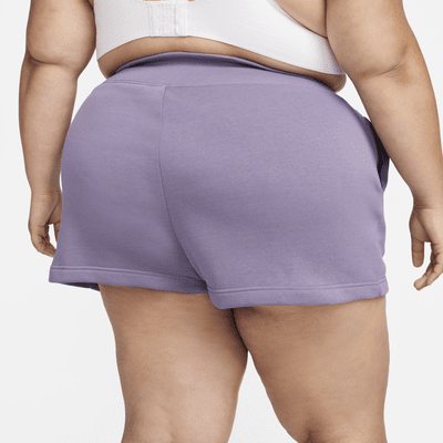 Nike Sportswear Phoenix Fleece Women's High-Waisted Loose Shorts (Plus Size)