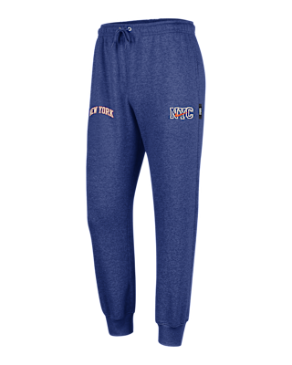 Мужские спортивные штаны New York Knicks City Edition Nike NBA Club Fleece Jogger