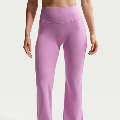 ナイキ ゼンビー ウィメンズ ハイウエスト フレア レギンス フロントシームなし