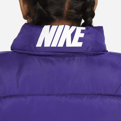 Chamarra para niños talla pequeña Nike Colorblock Puffer Jacket