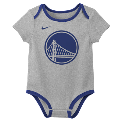 Nike "Golden State Warriors" Baby (0-3M) NBA Bodysuit (2-Pack)