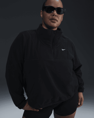 Женские  Nike One Therma-FIT Oversized 1/2-Zip Fleece Top (Plus Size)