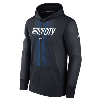 Detroit Tigers City Connect Practice Men's Nike Therma MLB Pullover Hoodie