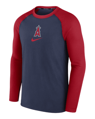 The Nike Tee Dri-Fit Anaheim Angels Baseball Tee Men's Size S Small Red  White