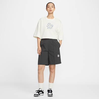 Nike Sportswear 女款高腰 9" 梭織短褲