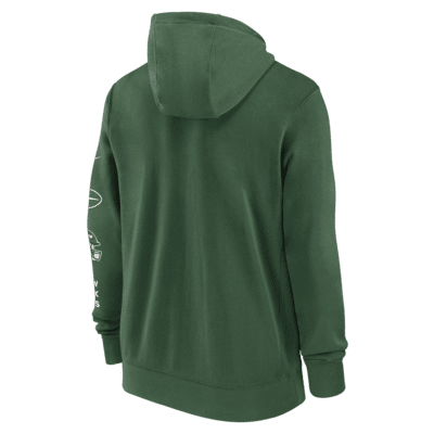 New York Jets Club Men's Nike NFL Full-Zip Hoodie