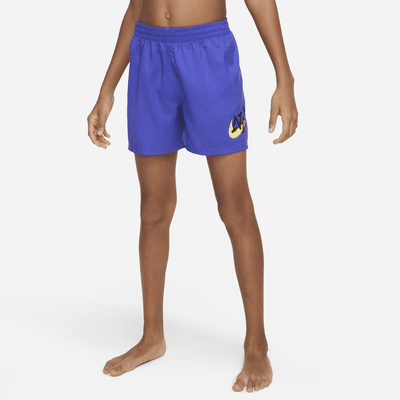 Shorts de vóleibol de 10 cm para niño talla grande Nike Swim Scribble