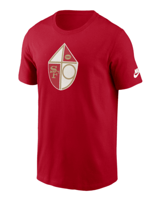 San Francisco 49ers Rewind Logo Essential Men's Nike NFL T-Shirt. Nike.com