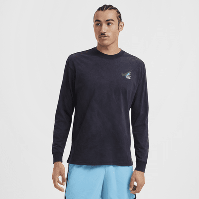 T-shirt de basket à manches longues Max90 Nike pour homme