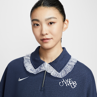 Nike Sportswear Women's Oversized 1/4-Zip Fleece Polo