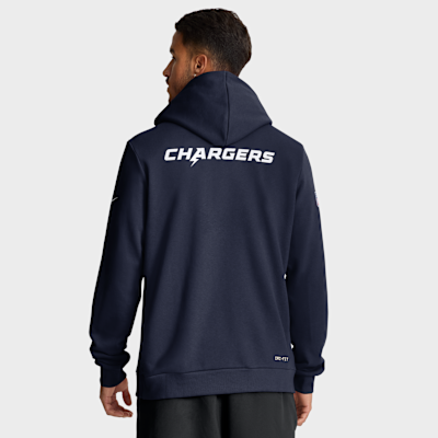 Los Angeles Chargers Alt Offensive Set Play Sideline Men's Nike Dri-FIT NFL Pullover Hoodie