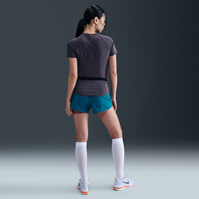 Nike One Swoosh Women's Dri-FIT Mid-Rise Loose 7.5cm (approx.) Brief-Lined Running Shorts