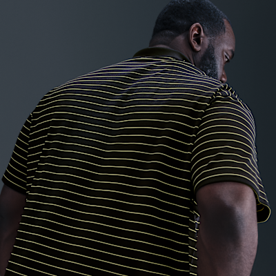Męska koszulka polo do golfa w paski Nike Dri-FIT Victory
