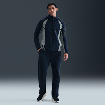 Pants de tejido Fleece con dobladillo abierto para hombre Nike Tech