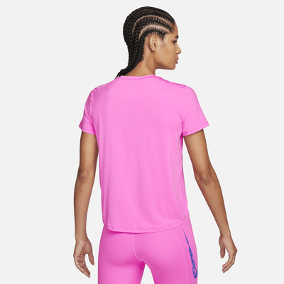 Playera de correr de manga corta Dri-FIT para mujer Nike One Swoosh