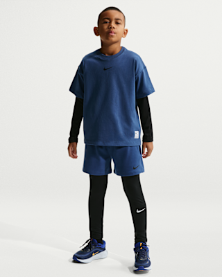 Детские шорты Nike Pro Big Kids' (Boys') Dri-FIT Fleece Shorts