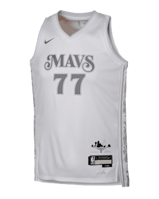 Подростковые джерси Luka Dončić Dallas Mavericks 2024/25 City Edition Big Kids' Nike Dri-FIT NBA Swingman Jersey