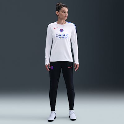 Stickade fotbollströja Paris Saint-Germain Strike (tredjeställ) Nike Dri-FIT Total 90 med rund hals för kvinnor