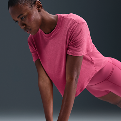 Nike One Relaxed Women's Dri-FIT Cropped Short-Sleeve Top