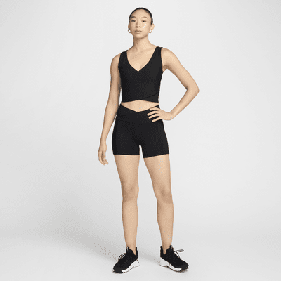 Nike One Fitted Rib Women's Dri-FIT Cropped Tank Top