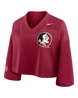 Женские джерси Florida State Jersey Nike Dri-FIT College Cropped Top