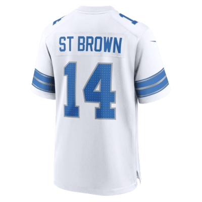 Amon-Ra St. Brown Detroit Lions Men's Nike NFL Game Football Jersey