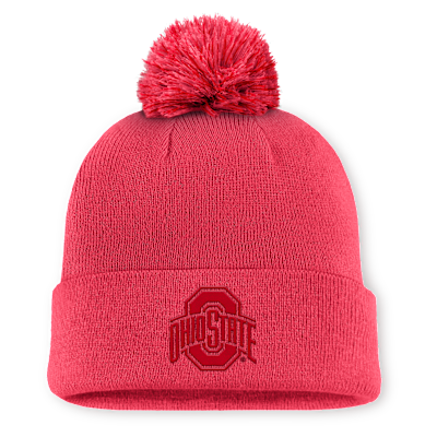 Ohio State Primetime Campus Toned Men's Nike College Cuffed Pom Beanie