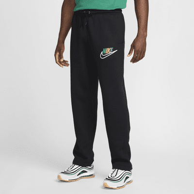 Pants de tejido Fleece con dobladillo abierto para hombre Nike Club Fleece