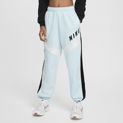 Dzianinowe joggery o kroju oversize dla dużych dzieci (dziewcząt) Nike Sportswear