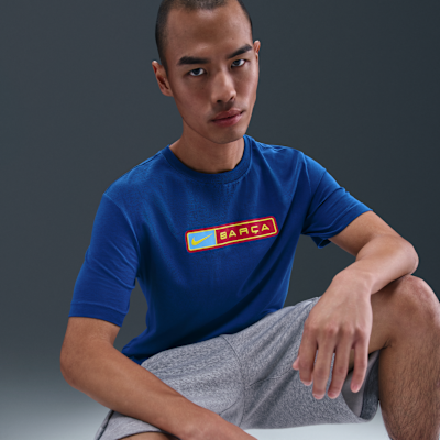 เสื้อยืดผู้ชาย Nike Football FC Barcelona