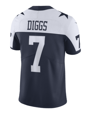 Nike Men's Dallas Cowboys Trevon Diggs #7 Navy Alternate Game Jersey