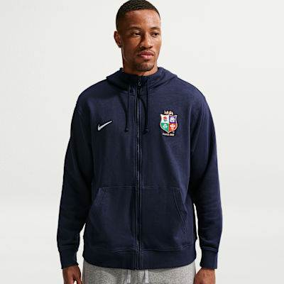Sweat à capuche et zip Nike Club British & Irish Lions pour homme