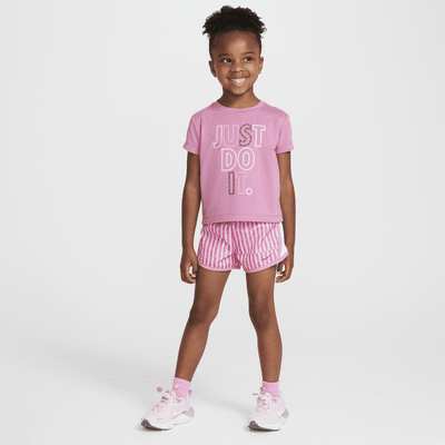 Nike Dri-FIT Femme Pop Toddler T-Shirt and Tempo Shorts Set