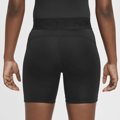 Nike Pro Dri-FIT shorts voor meisjes (13 cm)