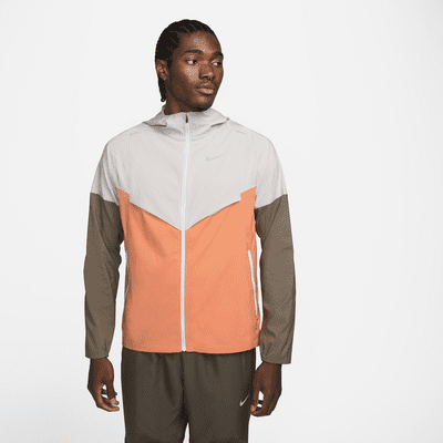 orange nike windbreaker mens