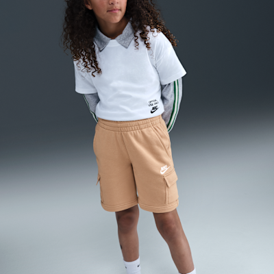 Shorts cargo de French Terry para niños talla grande Nike Sportswear Club