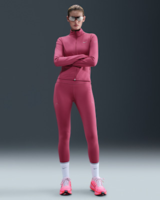 Женские тайтсы Nike Swift High-Waisted 7/8 Leggings with Pockets для бега