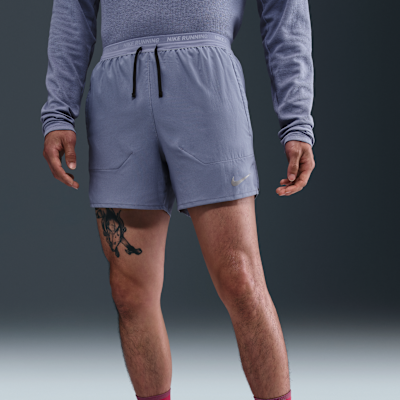 กางเกงวิ่งขาสั้น 5 นิ้วมีซับในผู้ชาย Nike Dri-FIT Stride