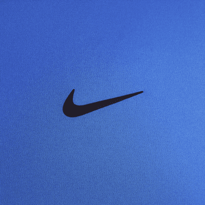 Pánská jednobarevná golfová polokošile Nike Dri-FIT Tour