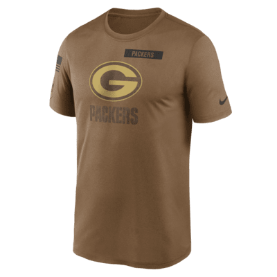 Men's Nike Brown Los Angeles Rams 2023 Salute To Service Legend Performance T-Shirt Size: Small