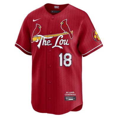 Jersey Nike Dri-FIT ADV de la MLB Limited para hombre Jordan Walker St. Louis Cardinals City Connect