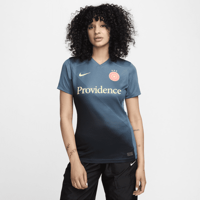 Jersey de fútbol Nike Dri-FIT Replica de la NWSL del Portland Thorns FC segunda equipación 2024 Stadium para mujer