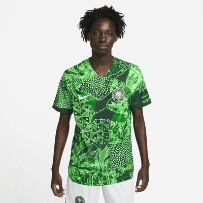 Nigeria 2022/23 Match Home Men's Nike Dri-FIT ADV Football Shirt. Nike LU