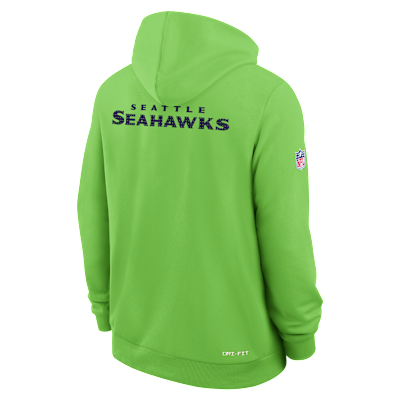Seattle Seahawks Initial Home Sideline Men's Nike Dri-FIT NFL Pullover Hoodie