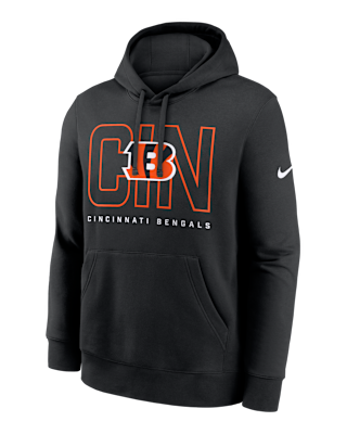 Мужское худи Cincinnati Bengals Busted Play Club Nike NFL Pullover Hoodie