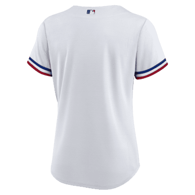 Texas Rangers Nike Home Replica Team Jersey - White