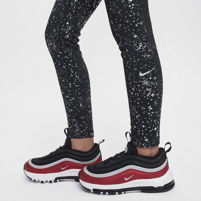 Nike One Dri-FIT leggings med høyt liv til store barn (jente)