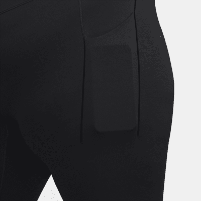 Leggings cortos de cintura alta y soporte medio con bolsillos para mujer (talla grande) Nike Universa