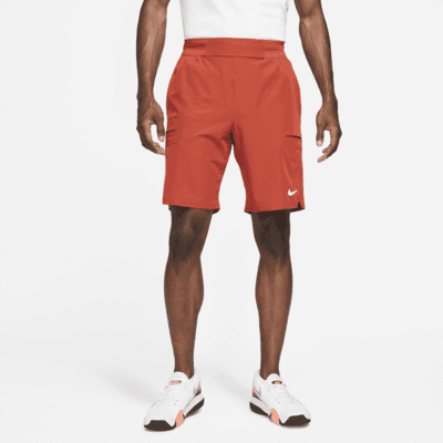 adidas orange tennis shorts