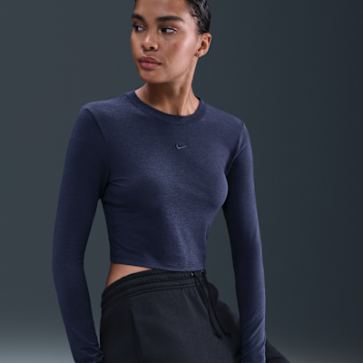 Nike Sportswear Chill Knit Women's Slim Long-Sleeve Cropped Top